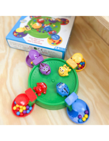 WOOPIE Gra Zręcznościowa Planszowa GŁODNE WESOŁE ŻABKI I KROKODYLKI 3+