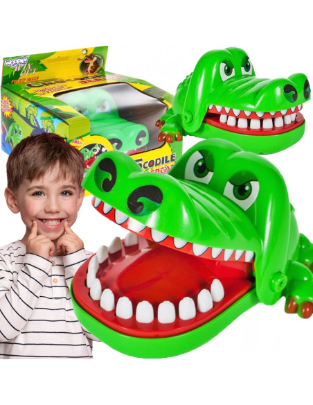 WOOPIE Gra Zręcznościowa Gryzący Krokodylek Chory Ząbek u Dentysty