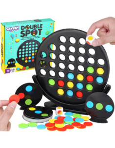 WOOPIE Strategy Board Game 3 in a Line Sprinkles Double Spot 6+