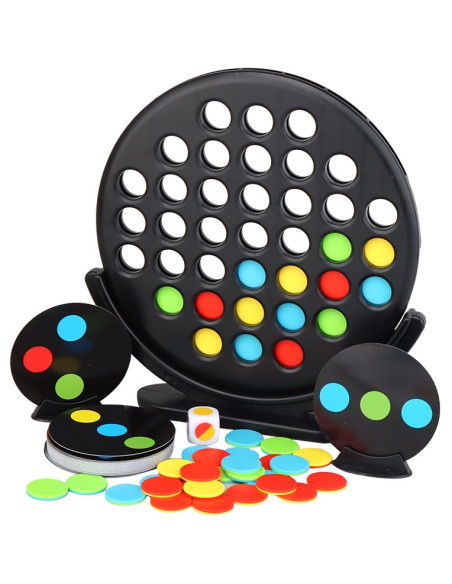 WOOPIE Gra Strategiczna Planszowa 3 w Linii Kropi Double Spot 6+