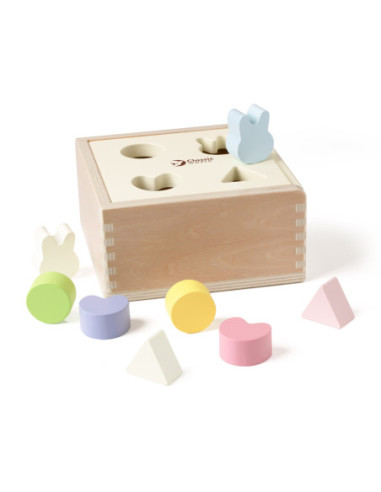Classic World Układanie Kształtów Sorter Drewniany dla Dzieci 10 el.