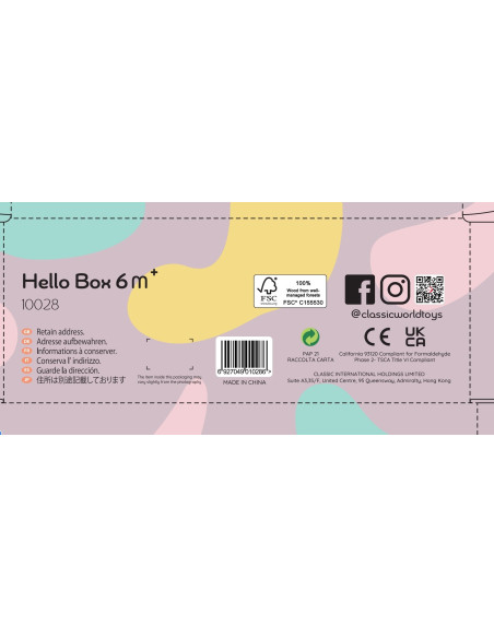 Classic World Box Powitalny dla Dzieci 12-18 msc