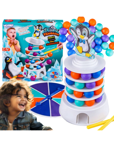 WOOPIE Gra Zręcznościowa Pingwin na Wieży