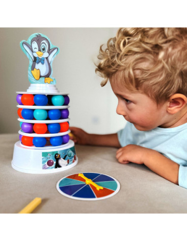 WOOPIE Gra Zręcznościowa Pingwin na Wieży