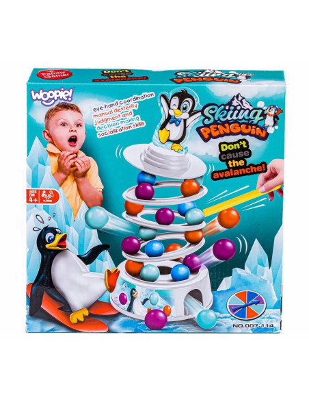 WOOPIE Gra Zręcznościowa Pingwin na Wieży