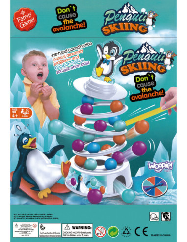 WOOPIE Gra Zręcznościowa Pingwin na Wieży