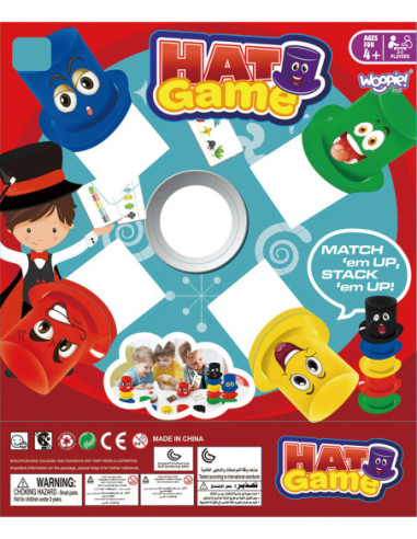 WOOPIE Gra Zręcznościowa Szybkie Kapelusze