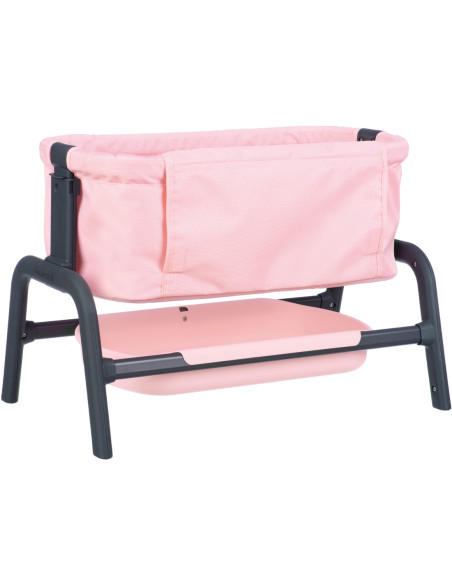 Smoby Łóżeczko Maxi-Cosi Quinny dla Lalek 38 cm ze Schowkiem i Regulacją Wysokości