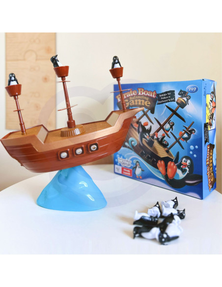 WOOPIE Gra Zręcznościowa Piracki Statek Pingwinów