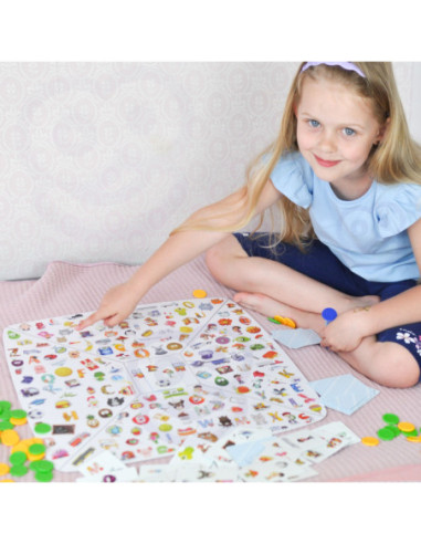 WOOPIE Gra Planszowa 2w1 Mały Detektw + Chińczyk