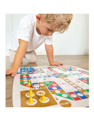 WOOPIE Gra Planszowa 2w1 Mały Detektw + Chińczyk