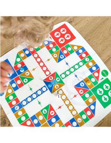 WOOPIE Gra Planszowa 2w1 Mały Detektw + Chińczyk