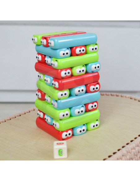 WOOPIE Układanka Wieża Robaczków Gra Zręcznościowa 4+