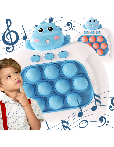 WOOPIE Gra POP IT Elektryczna Antystresowa Zręcznościowa Dinozaur Zielony