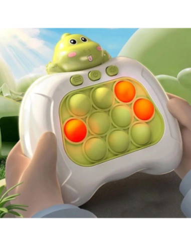 WOOPIE Gra POP IT Elektryczna Antystresowa Zręcznościowa Dinozaur Niebieski