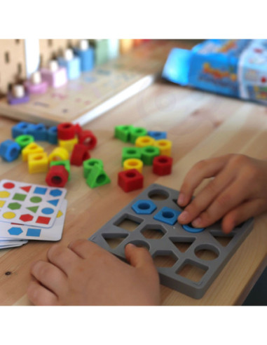 WOOPIE Gra Logiczna Dopasuj Kształty