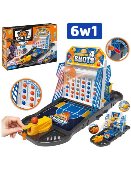 WOOPIE Gra Zręcznościowa Mini Koszykówka