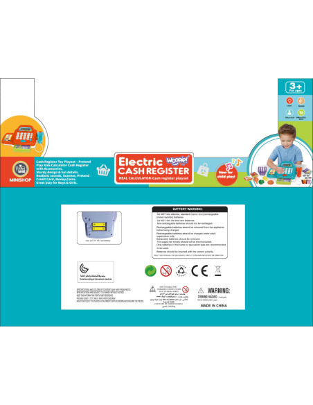 WOOPIE Kasa Sklepowa z Akcesoriami