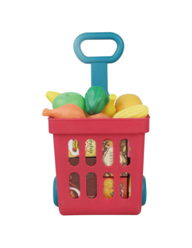 WOOPIE Kasa Sklepowa z Akcesoriami i Wózkiem Na Zakupy