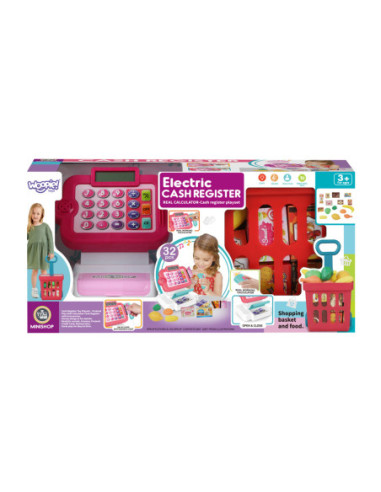 WOOPIE Kasa Sklepowa z Akcesoriami i Wózkiem Na Zakupy