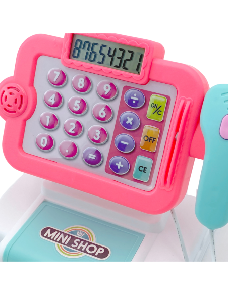 WOOPIE Kasa Sklepowa z Akcesoriami i Wózkiem Na Zakupy