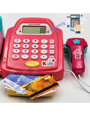 WOOPIE Kasa Sklepowa z Półką