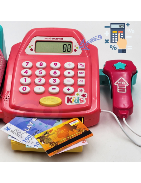 WOOPIE Kasa Sklepowa z Półką