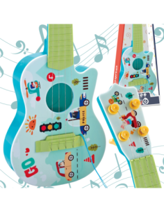 WOOPIE Gitara Akustyczna dla Dzieci Zielona 43 cm