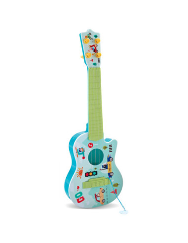 WOOPIE Gitara Akustyczna dla Dzieci Zielona 43 cm