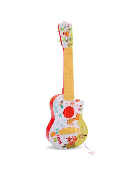 WOOPIE Gitara Akustyczna dla Dzieci Czerwona 43 cm