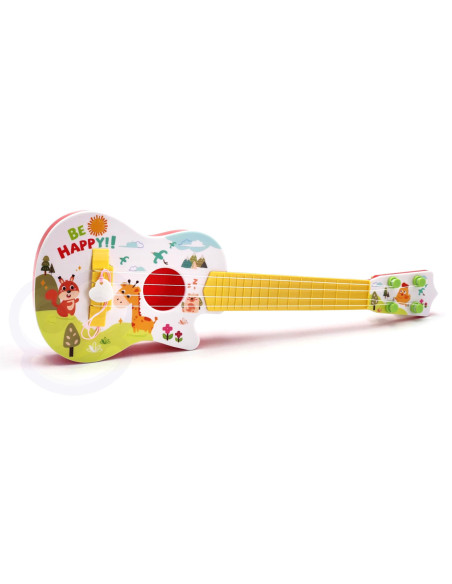 WOOPIE Gitara Akustyczna dla Dzieci Czerwona 43 cm