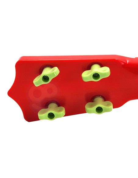 WOOPIE Gitara Akustyczna dla Dzieci Czerwona 43 cm