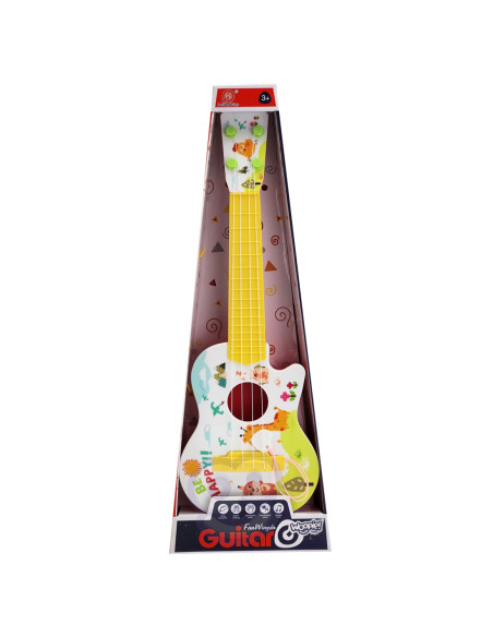 WOOPIE Gitara Akustyczna dla Dzieci Czerwona 43 cm