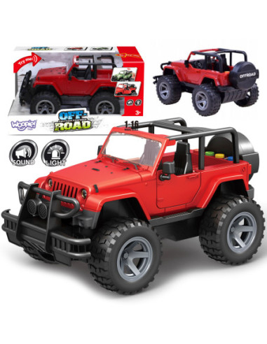 WOOPIE Czerwony Samochód Terenowy