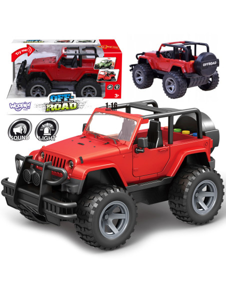 WOOPIE Czerwony Samochód Terenowy