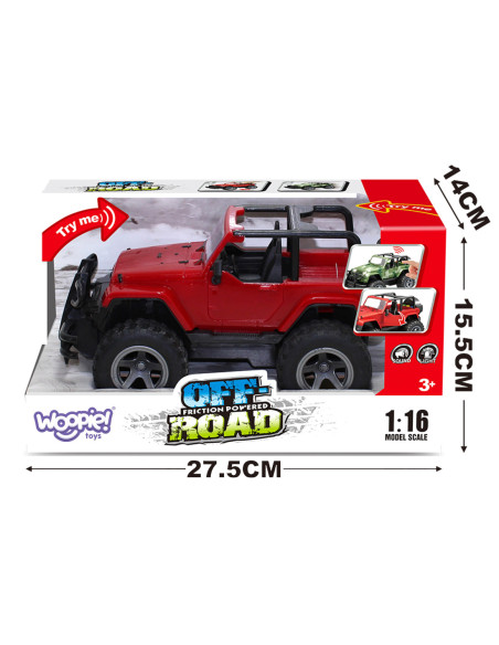 WOOPIE Czerwony Samochód Terenowy