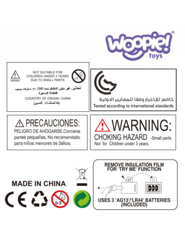 WOOPIE Czerwony Samochód Terenowy