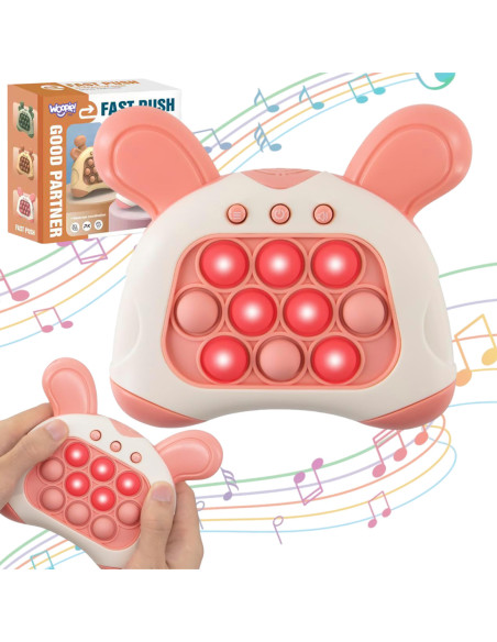 WOOPIE Gra POP IT Elektryczna Antystresowa Zręcznościowa Uszy Króliczka