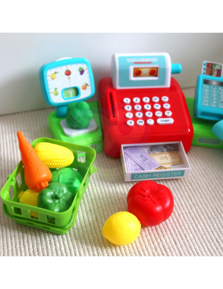 WOOPIE Kasa Sklepowa z Waga i Koszykiem