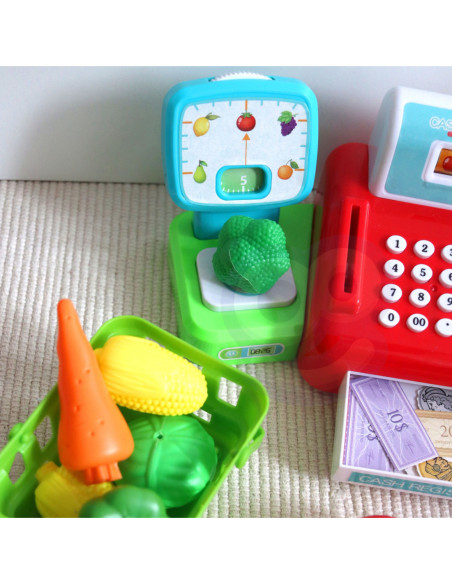 WOOPIE Kasa Sklepowa z Waga i Koszykiem