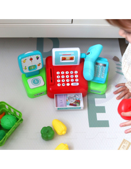 WOOPIE Kasa Sklepowa z Waga i Koszykiem