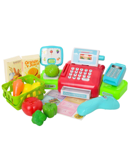 WOOPIE Kasa Sklepowa z Waga i Koszykiem