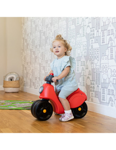 Falk Jeździk Scooter Strada Scooter Czerwony Ciche Opony od 1 Roku