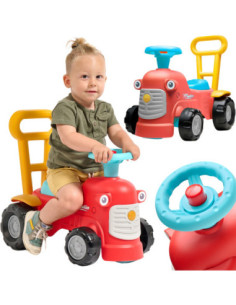 FALK Maurice Traktorek Jeździk Pchacz Odpychacz Schowek od 1 roku