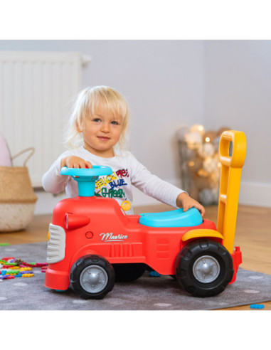 FALK Maurice Traktorek Jeździk Pchacz Odpychacz Schowek od 1 roku