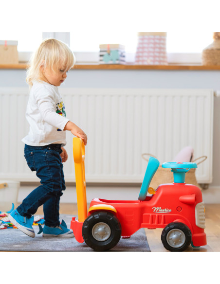 FALK Maurice Traktorek Jeździk Pchacz Odpychacz Schowek od 1 roku