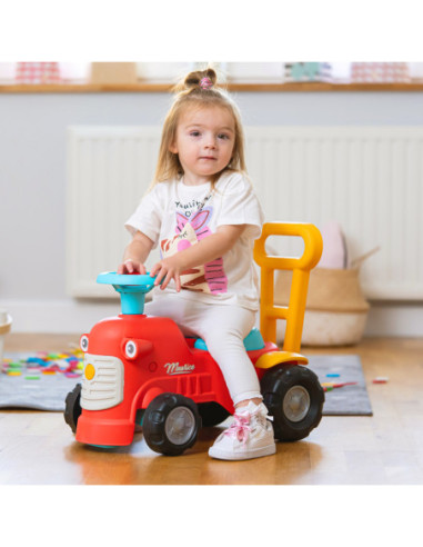 FALK Maurice Traktorek Jeździk Pchacz Odpychacz Schowek od 1 roku