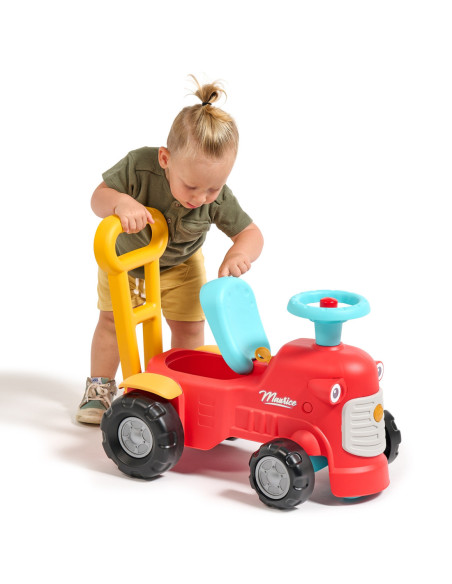 FALK Maurice Traktorek Jeździk Pchacz Odpychacz Schowek od 1 roku