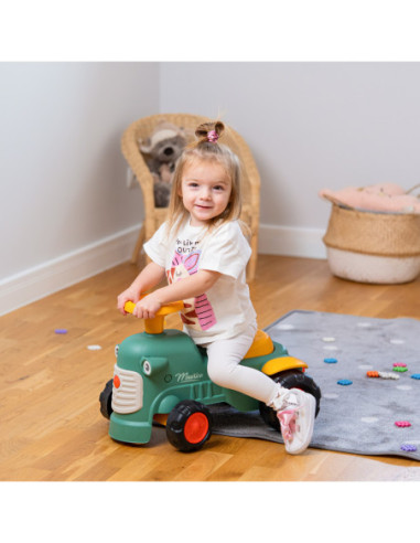 FALK Traktorek Baby Maurice Zielony Vintage z Przyczepką od 1 roku