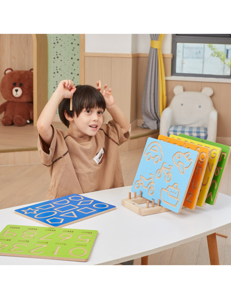 VIGA Tablica Kreślarska Szlaczki Nauka Pisania